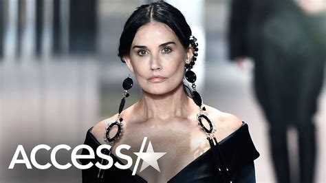 Demi Moore Surprises At Fendi Fashion Show! 